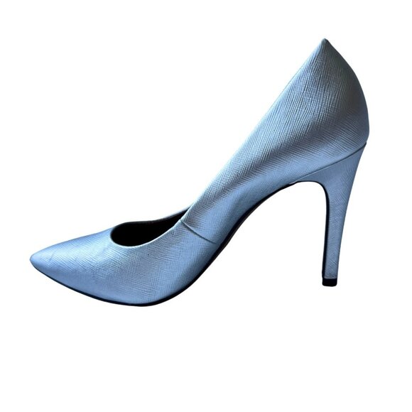 CHRISTIAN SIRIANO for Payless Women Sz 8 Silver Trendy High Heel Shoes NWOB - Picture 5 of 13